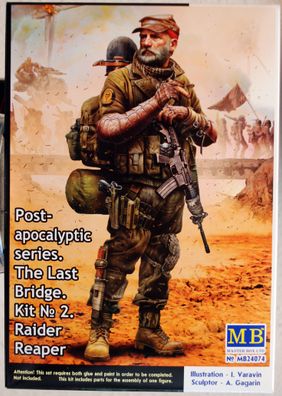 24074 Master Box Post-apocalyptic series The last Bridge Raider Reaper 1:24