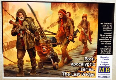 Master Box 24078 Post-apocalyptic series The last Bridge komplett Set 1:24