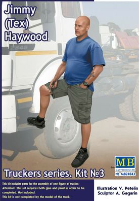 24043 Master Box Trucker Series Jimmy (Tex) Haywood 1:24 neu 2018