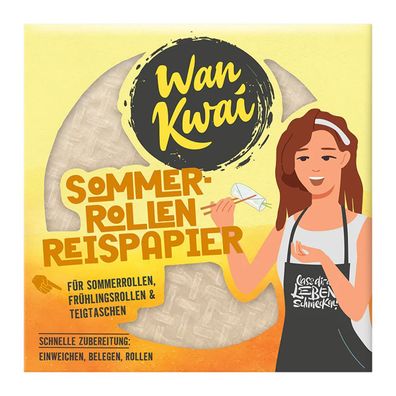 Wan Kwai Sommerrollen Reispapier für schmackhafte Gerichte 200g