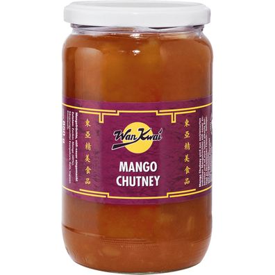 Wan Kwai Mango Chutney süß sauer eingemachten Mangofrüchten 850g