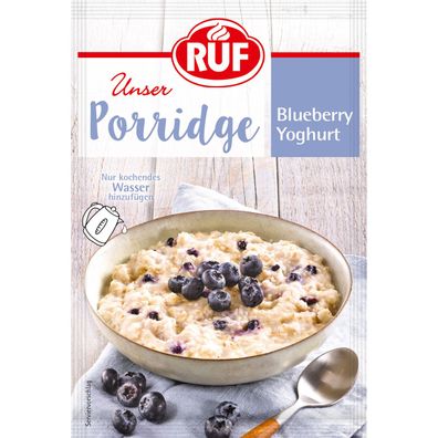 RUF Pooridge Bluberry Yoghurt 65g