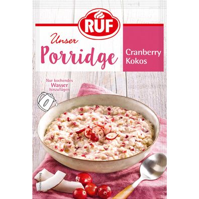 RUF Porridge Cranberry Kokos 65g