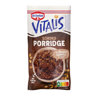 Dr. Oetker Vitalis Porridge Schokolade eine warme Hafermahlzeit 61g