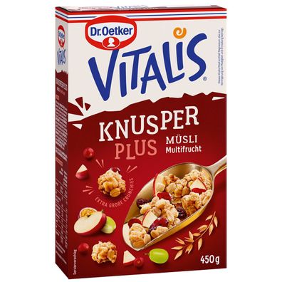 Vitalis Knusper Plus Multi Frucht 0,45Kg