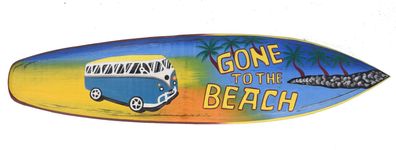Surfboard 100cm Beach Gone to the Beach Bus Surfbrett Meer Karibik Ibiza