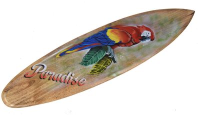 Paradise Papagei Surfboard 100cm Surfbrett Paradis Paintbrush Bar Kneipe Lounge