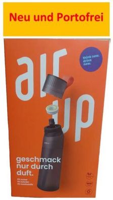 air up® Schwarze Flasche für Pods Trinkflasche 0 Zucker Wasserflasche Sport