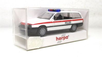 Modellauto H0 1/87 Herpa 042215 Opel Omega Caravan Polizei