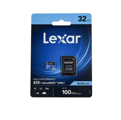 Micro SD Speicherkarte 32 GB 64 GB Memory Card 100 MB/ s Class 10 Lexar + Adapter