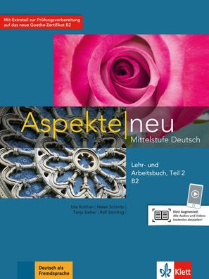 Aspekte neu Lehr- und Arbeitsbuch B2, mit Audio-CD. Tl.2 Mittelstuf