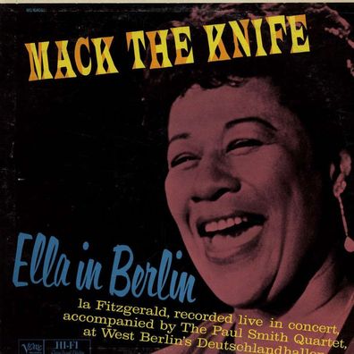 Ella Fitzgerald (1917-1996): Mack The Knife: Ella In Berlin (180g) (Limited Editio...