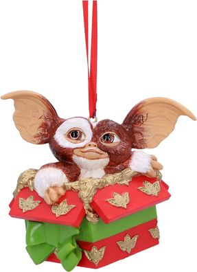 Weihnachtsschmuck: Gremlins Gizmo in Geschenk (10 cm)