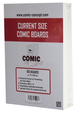 Comic Concept Current Size Boards (171 x 266 mm)