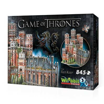 Game of Thrones 3D Puzzle Der Rote Bergfried (845 Teile)