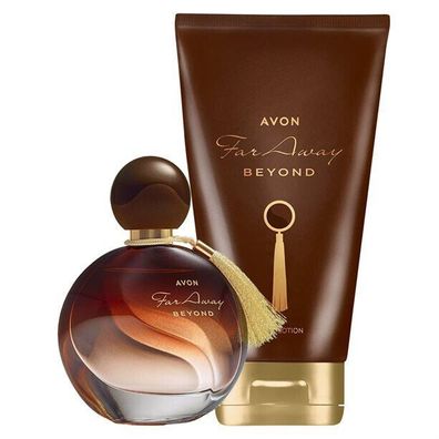 AVON Far Away Beyond Geschenkset 2 Teile Parfüm + Körperlotion