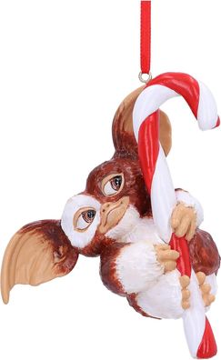 Weihnachtsschmuck: Gremlins Gizmo mit Candy Cane (10 cm)