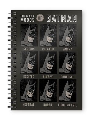 DC Comics Notizbuch Many moods of Batman (DIN A5)