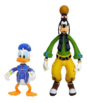 Kingdom Hearts Select Actionfigur: Donald & Goofy