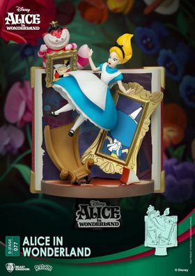Disney D-Stage PVC Diorama Alice in Wonderland (15 cm)