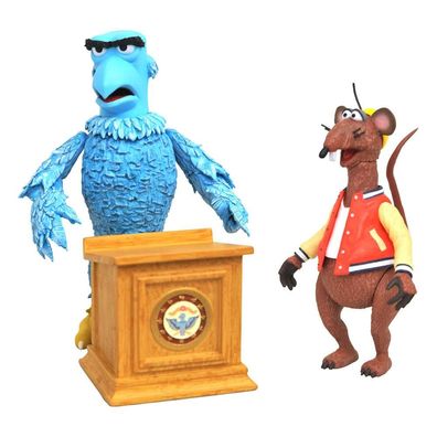 Muppets Show Select Actionfigur: Sam the Eagle & Rizzo the Rat