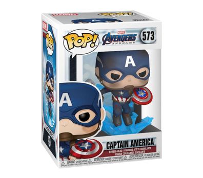 Avengers Endgame Funko POP! Movies PVC-Sammelfigur - Captain America mit Schild ...