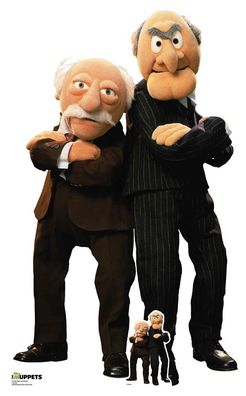 Muppets Pappaufsteller (Stand Up) - Statler and Waldorf (149 cm)