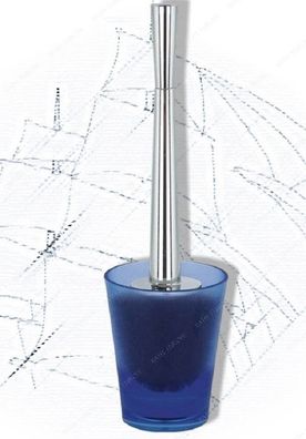 Max Light Acryl Navy Blau / Blue WC-Bürstengarnitur / WC-Bürste