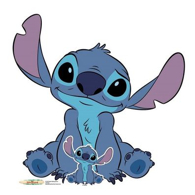 Disney Pappaufsteller (Stand Up) - Stitch Sitting (93 cm)