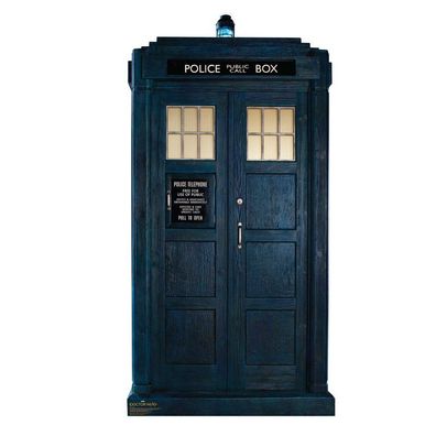 Doctor Who Pappaufsteller (Stand Up) - Tardis 2/3 Lifesize (195 cm) New Look