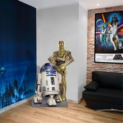 Star Wars Pappaufsteller (Stand Up) - Droids R2-D2 & C3P-O