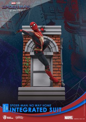 Spider-Man: No Way Home D-Stage PVC Diorama Spider-Man Integrated Suit Closed Box ...