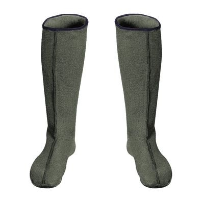3Kamido® Filz Stiefel Socken Einziehsocken für Regenstiefel- Olivegrün Grün