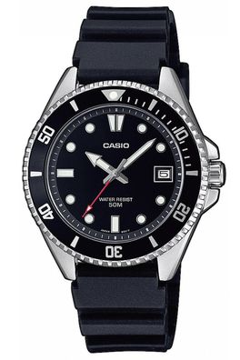 Casio Armbanduhr Schwarz MDV-10-1A1VEF
