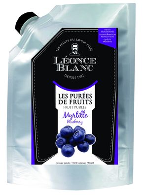 Leonce Blanc Blaubeeren-Frucht-Püree 1kg Heidelbeer-Püree fruchtig süße Beeren