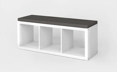 Sitzauflage fuer Ikea KALLAX REGAL 3 fach Design 111