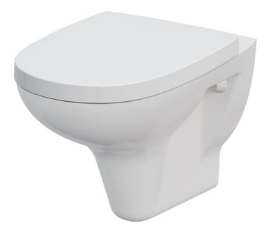 Spülrandloses Wand WC Teco inkl. WC Sitz mit Softclose