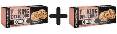 2 x Fitking Delicious Cookie, Chocolate Chip - 135g
