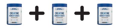 3 x Creatine Monohydrate - 500g