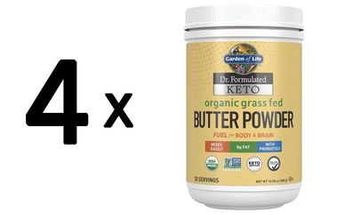 4 x Dr. Formulated Organic Grass Fed Butter Powder - 300g