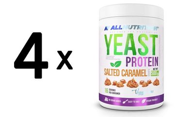 4 x Yeast Protein, Salted Caramel - 500g