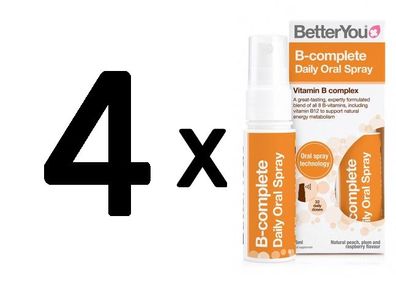 4 x B-complete Oral Spray - 25 ml.