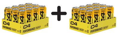 2 x C4 Performance Energy, Pineapple - 12 x 500 ml.
