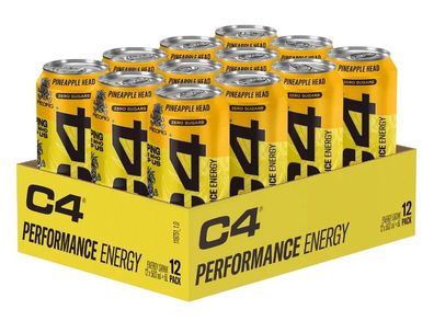C4 Performance Energy, Pineapple - 12 x 500 ml.