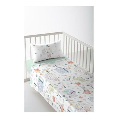 Oberes Betttuch für Kinderbett Cool Kids Jungle (100 x 130 cm) (60 cm Babybett)