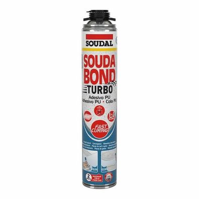 Schaum Soudal SoudaBond Turbo Polyurethan Pistole 750 ml