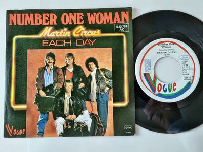 Martin Circus - Number one woman 7'' Vinyl Germany PROMO COVER