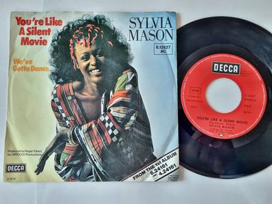 Sylvia Mason - You're like a silent movie 7'' Vinyl Germany PROMO COVER