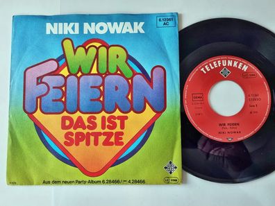 Niki Nowak - Wir feiern 7'' Vinyl Germany