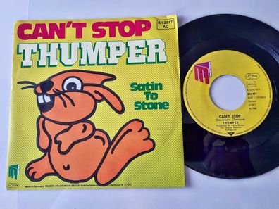 Thumper - Can't stop 7'' Vinyl Germany PROMO COVER